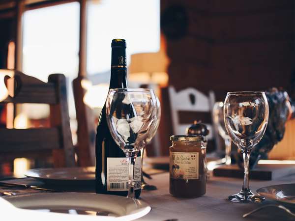 table setting at Stella Osteria