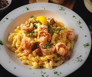 shrimp and pasta dish